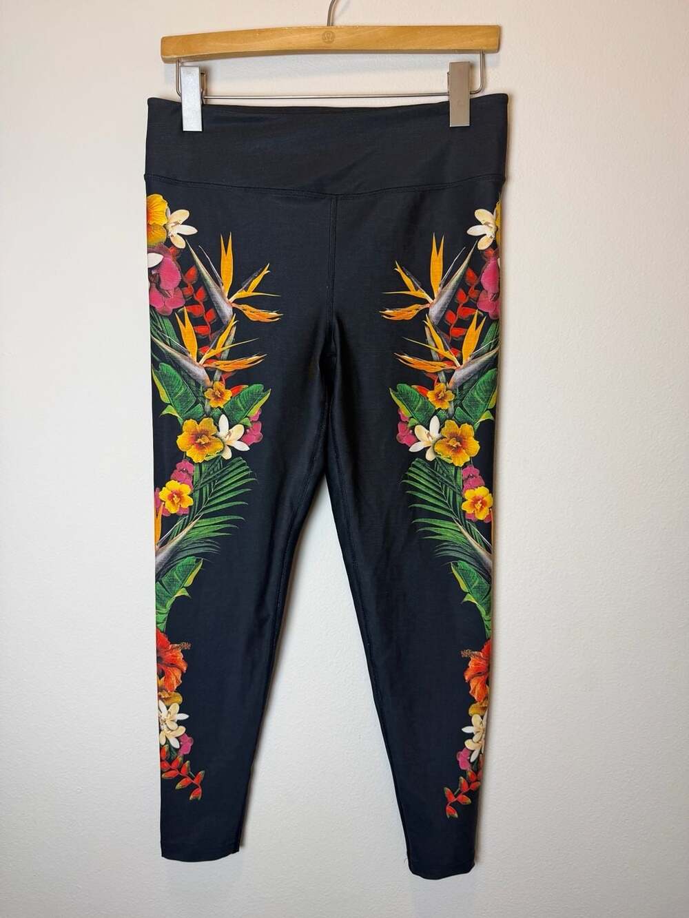Hurley Floreal Surf Swim Leggings Size L UPF 50+